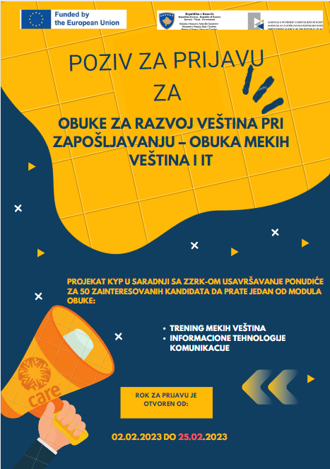 Poziv za prijavu - Obuka mekih veština i IT